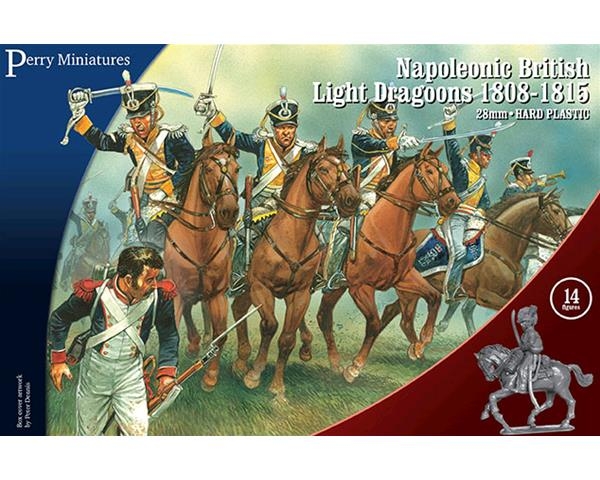 Britische leichte Dragoner 1808-15, 28mm