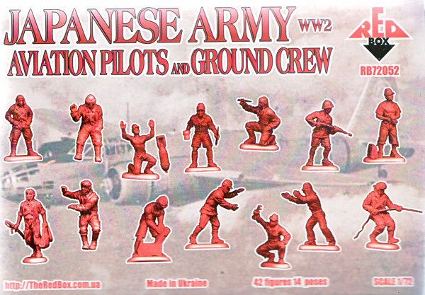 Japanische Piloten und Bodenpersonal