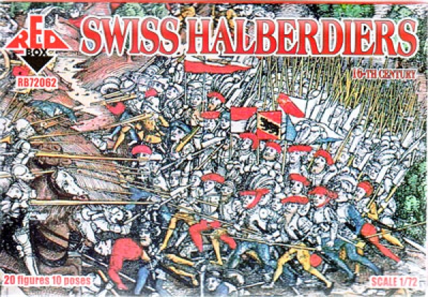 Swiss Hellebardiers, 16th century, 1:72