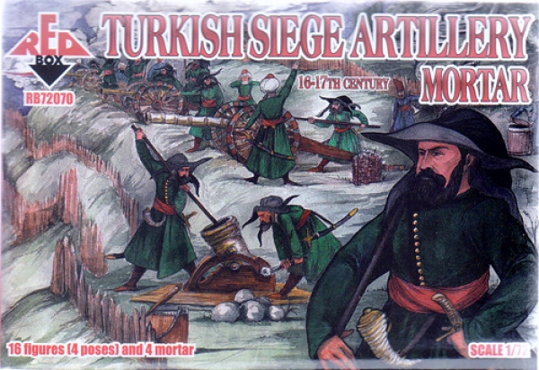 Turkish Siege Artillery, 16th + 17th century, 1:72