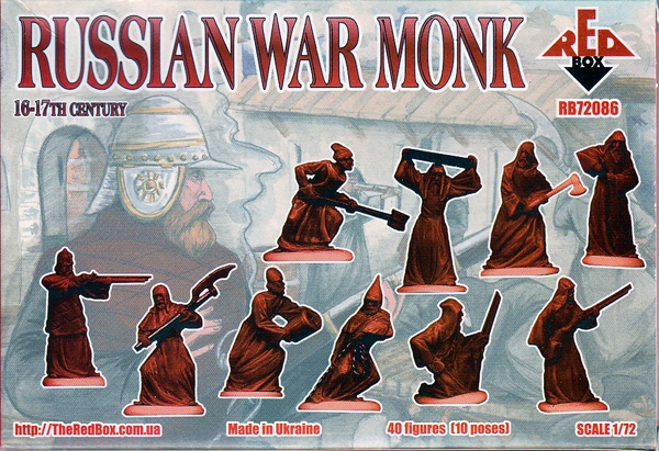 Russische Kriegermönche, 16. - 17. Jahrhundert, 1:72