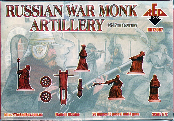 Russische Kriegermönche Artillerie, 16. - 17. Jahrhundert, 1:72