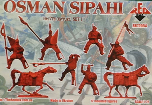 Osmanische Sipahi, Set 1, 16. - 17. Jahrhundert, 1:72
