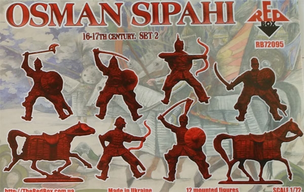 Osmanische Sipahi, Set 2, 16. - 17. Jahrhundert, 1:72