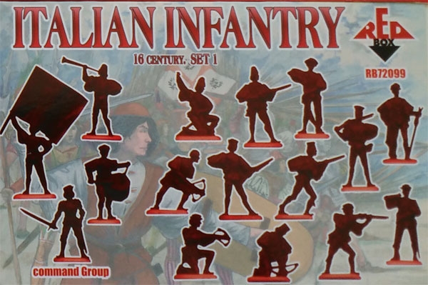 Italienische Infanterie, 16. Jahrhundert, Set 1, 1:72