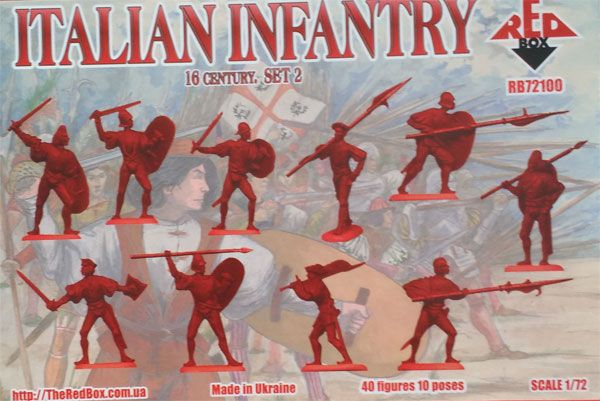 Italienische Infanterie, 16. Jahrhundert, Set 2, 1:72
