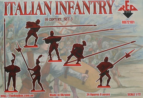 Italienische Infanterie, 16. Jahrhundert, Set 3, 1:72