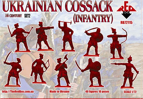 Ukrainian cossacks Set 2, 16th century, 1:72