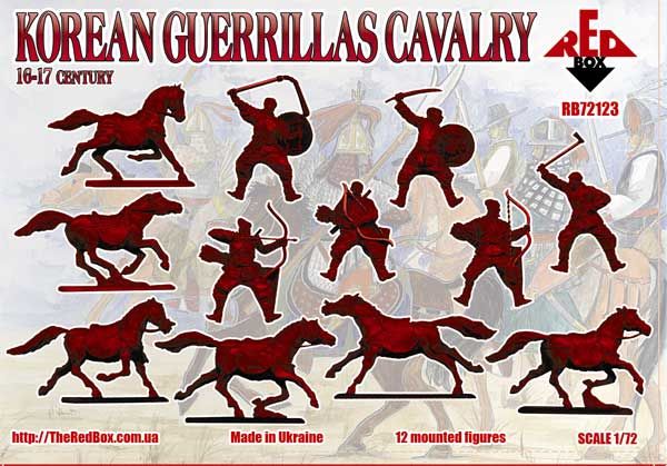 Koreanische Guerillakavallerie, 16.- 17. Jahrhundert, 1:72