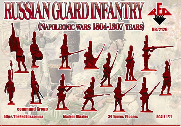 Russische Garde Infanterie, 1804-1807, 1:72