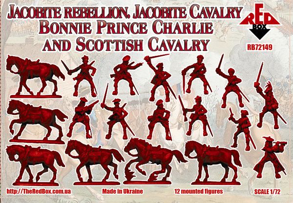 Jacobite Cavalry "Bonnie Prince Charlie and Scottish Cavalry", Jacobite Rebellion 1745, 1:72