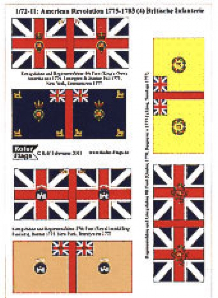 AWI/American Revolution 1775-1783 (4) British infantry