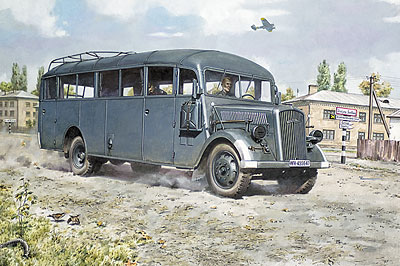 Opel Blitz Bus 3.6-47 type W39 Ludewig, 1:72