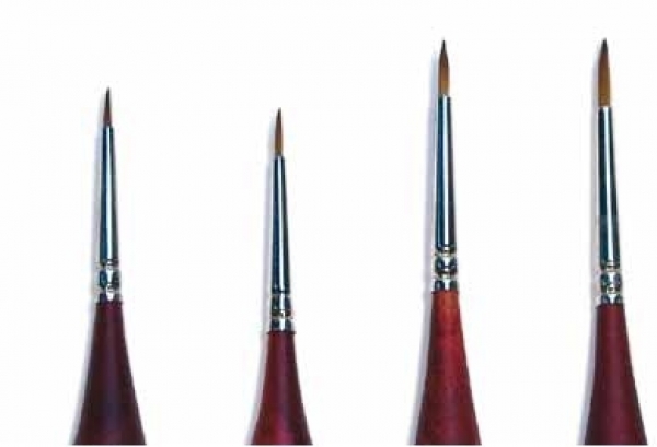 Wolf-Brush round, Size 000