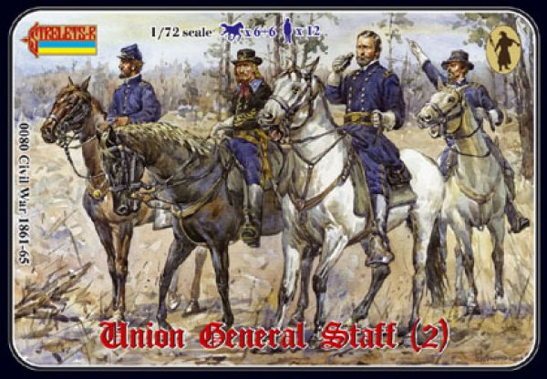 Unions Generalstab (2), Neuauflage, 1:72