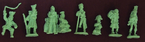 Französischer Tross auf Schlitten Set 1, Rückzug von Moskau, 1:72