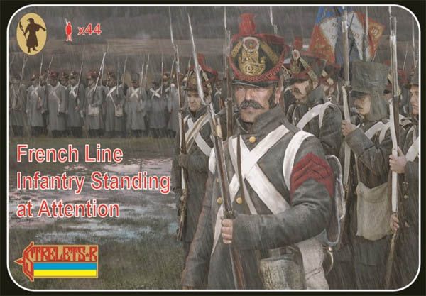 Französische Linieninfanterie, angetreten, 1:72