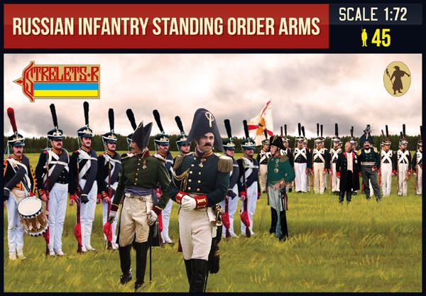 Russische Infanterie, angetreten, 1:72