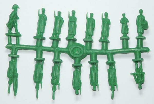 Russische Infanterie, im Mantel, angetreten, 1:72