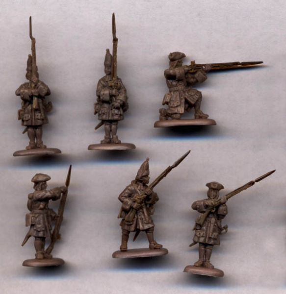 British infantry, firing line, War of the Spanish Succession 1701-1714, 1:72