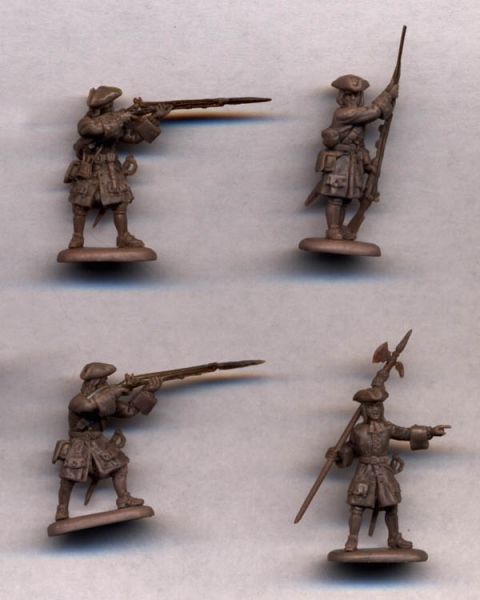 British infantry, firing line, War of the Spanish Succession 1701-1714, 1:72
