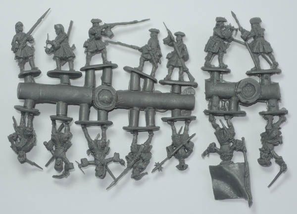 Französische Grenadiere, Spanischer Erbfolgekrieg 1701-1714, 1:72