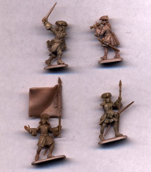 Französische Grenadiere, Spanischer Erbfolgekrieg 1701-1714, 1:72