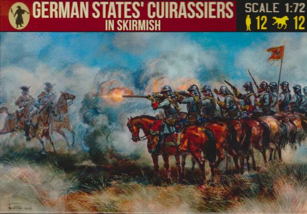 German States' Cuirassiers, holy roman empire, War of the Spanish Succession 1701-1714, 1:72