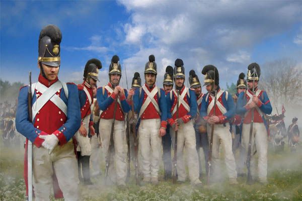 Bayrische Infanterie, stehend, 1:72