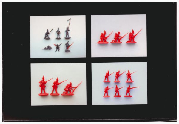 Britische Infanterie, im Karrée, 1:72