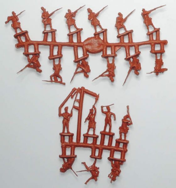 Highlander infantry, in square, napoleonic 1:72