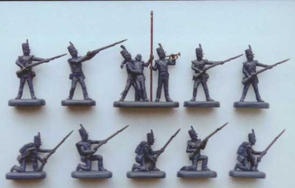 British light infantry, in Squre, Napoleonic era, 1:72