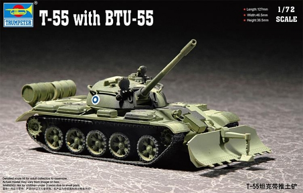T-55 mit BUT 55 (Dozer Blade), 1:72
