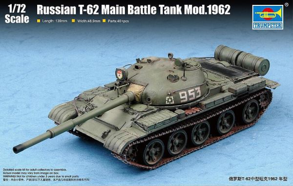 Russischer T-62, Modell 1962, 1:72