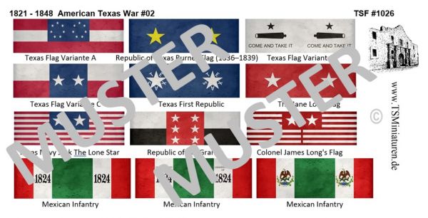 American Texas War 02, 1821-1848, 1:72