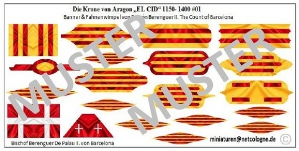 Spanien 1150-1400, Die Krone von Aragon „ El CID“ 01, 1:72