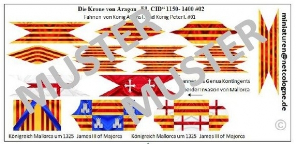 Spanien 1150-1400, Die Krone von Aragon „ El CID“ 02, 1:72