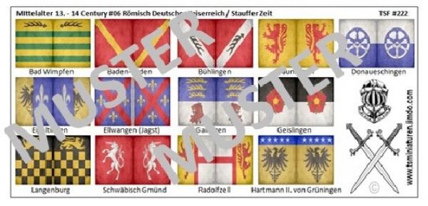 13th and 14th century 06, Age of the Staufer, 1:72