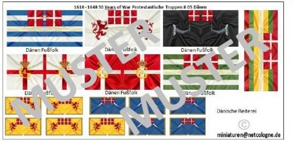 30 years war 1618- 1648 05  Protestants Danish, 1:72