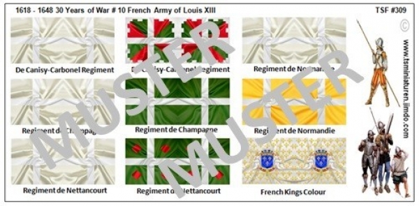 30 years war 1618- 1648 10 French Louis XIII