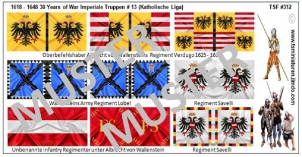 30 Jähriger Krieg 1618-1648 13 Kaiserliche Armee, Wallensteins Armee, 1:72