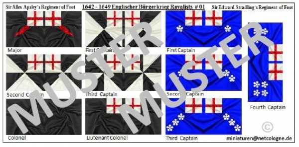 English Civil War 1642-1649, Royalists 01, 1:72