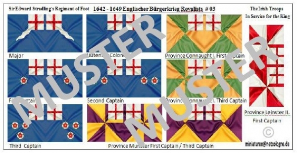 English Civil War 1642-1649, Royalists 03, 1:72