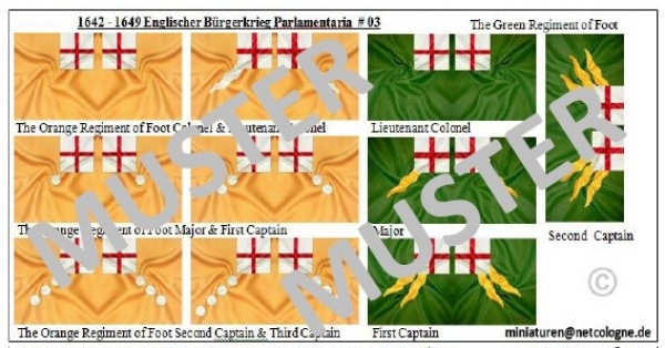 English Civil War 1642-1649, Parliamentarians 03, 1:72