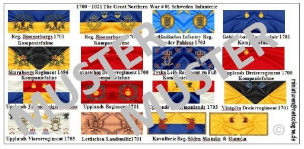 Swedish Infantry, Great Northern War 1, 1:72
