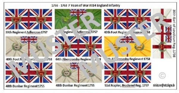 England, 7 years war 14, 1:72