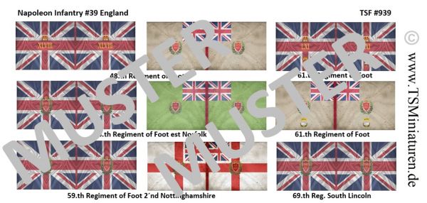 Napoleonic Infantry 39, England, 1:72