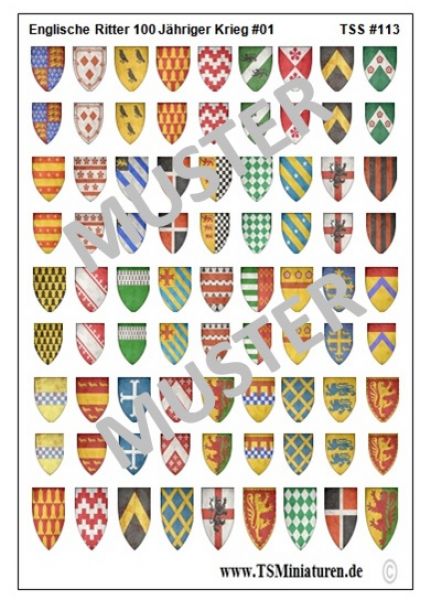 English Knights 100YW 01, Shields , 1:72