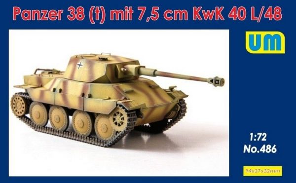 Panzer 38(t) mit 7,5cm KwK 40L/48, 1:72