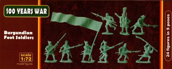 Burgundisches Fußvolk, 100jähriger Krieg, 1:72